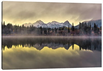 Emergence At Molas Pass Canvas Art Print - Lake & Ocean Sunrise & Sunset Art