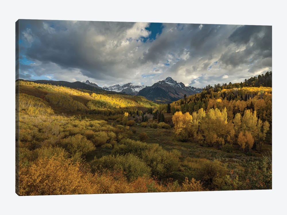 Light In An Autumn Mountain Storm by Bill Sherrell 1-piece Canvas Print