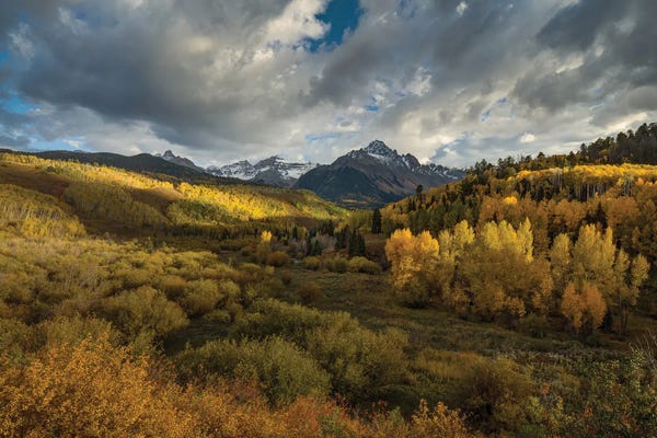 Bill Sherrell: Light In An Autumn Mountain Storm by Bill Sherrell