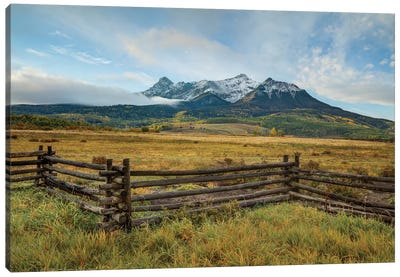 Morning Glory At Mount Sneffels Canvas Art Print - Colorado Art
