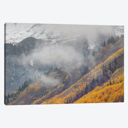 The Unveiling Of Autumn Majesty Canvas Print #SHL459} by Bill Sherrell Canvas Art