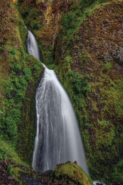 Oregon: Wahkeena Falls by Bill Sherrell