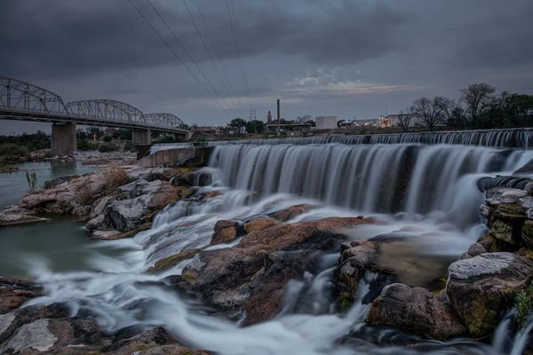 Canvas Print: Easter At The Llano Texas Spillway by Bill Sherrell