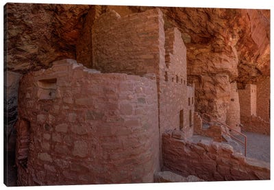 Cliff Dwellings In Manitou Springs Colorado Canvas Art Print - Bill Sherrell