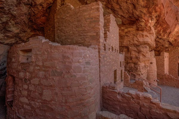 Colorado: Cliff Dwellings In Manitou Springs Colorado by Bill Sherrell