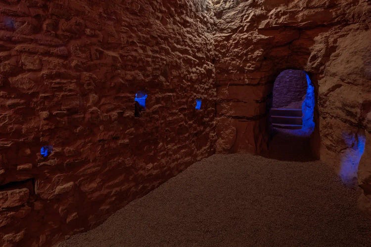 Inside A Puebloan Cliff Dwelling by Bill Sherrell wall art
