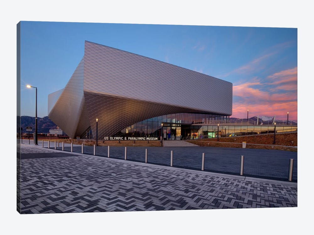 Dawn At The U. S. Olympic And Paralympic Museum by Bill Sherrell 1-piece Art Print