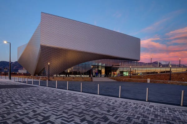 Bill Sherrell: Dawn At The U. S. Olympic And Paralympic Museum by Bill Sherrell