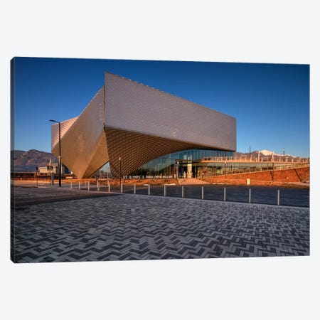 Sunrise At The U.S. Olympic And Paralympic Museum Canvas Print #SHL510} by Bill Sherrell Canvas Print