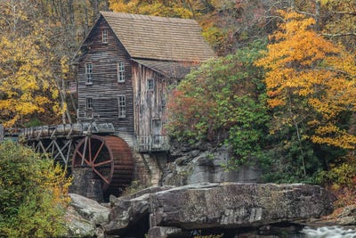 Glade Creek Grist Mill by Bill Sherrell framed wall art