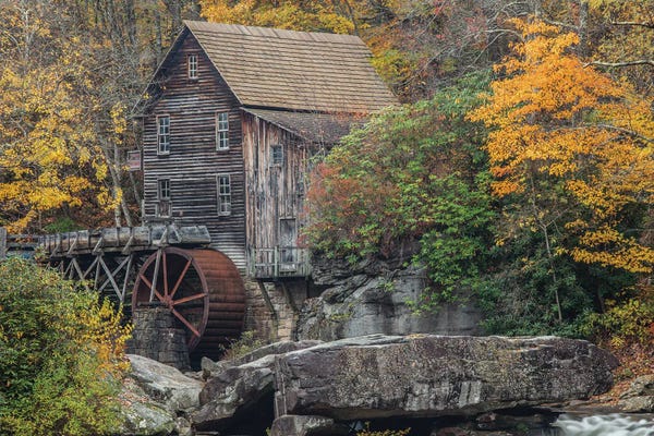 Watermills & Windmills: Glade Creek Grist Mill by Bill Sherrell