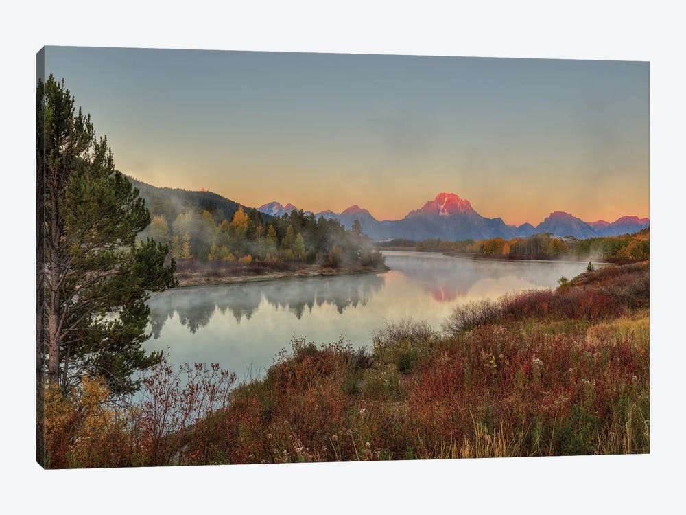 Morning Glory At Oxbow Bend by Bill Sherrell 1-piece Canvas Wall Art