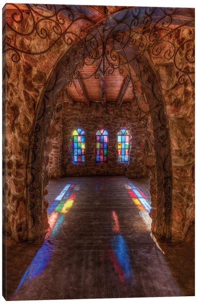Passage Through Bishop's Castle Canvas Art Print - Arches