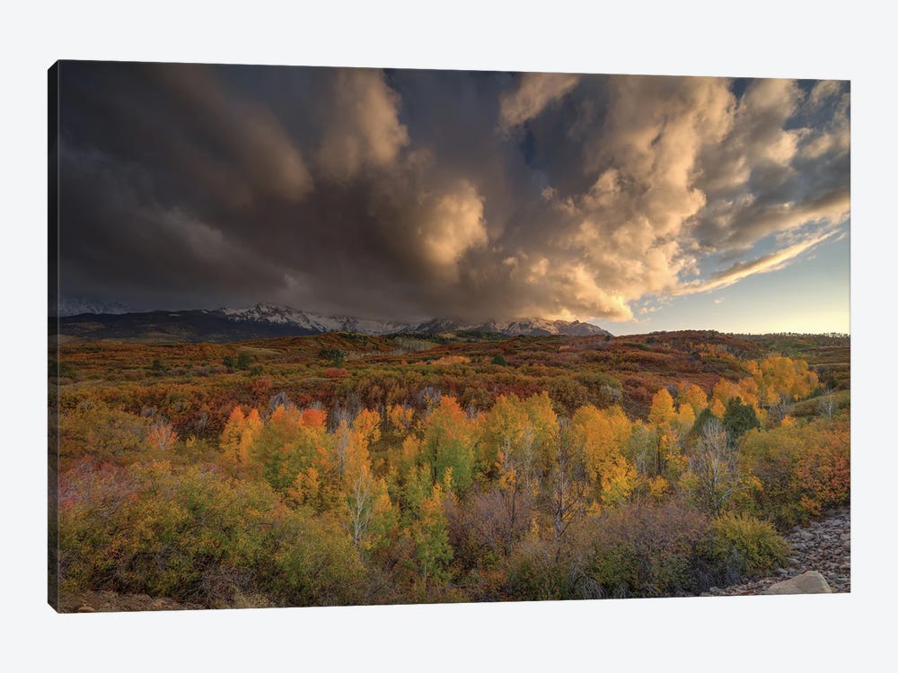 Storm Over Dallas Divide by Bill Sherrell 1-piece Canvas Artwork