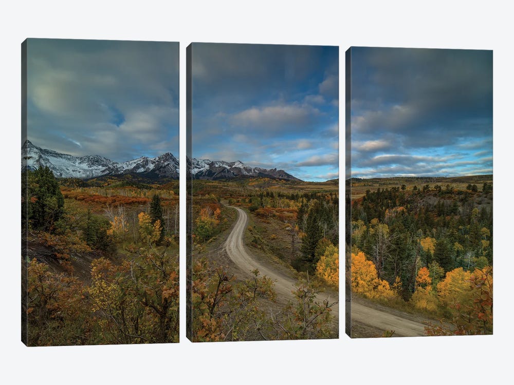 The Road To Adventure by Bill Sherrell 3-piece Canvas Wall Art