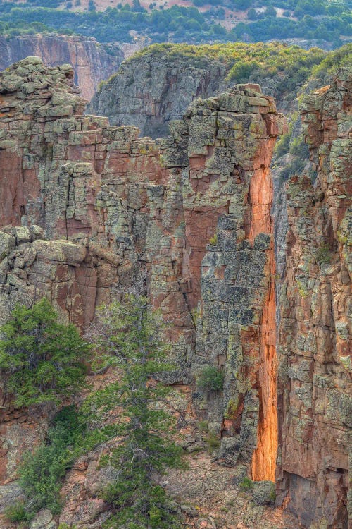 Dragon's Tongue At Black Canyon II by Bill Sherrell wall art
