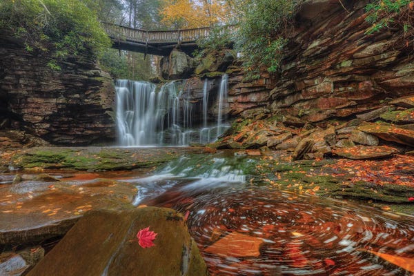 Bill Sherrell: A Whirlpool And A Touch Of Red I by Bill Sherrell