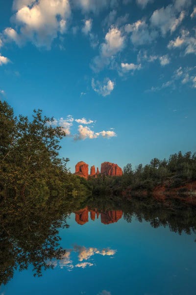 Sedona: Cathedral Rock At Sedona Arizona by Bill Sherrell