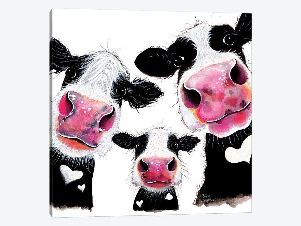 The Nosey Family II by Shirley Macarthur 1-piece Art Print