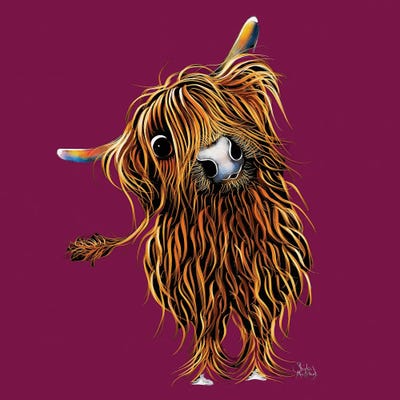 Coooweee On Magenta by Shirley Macarthur framed wall art