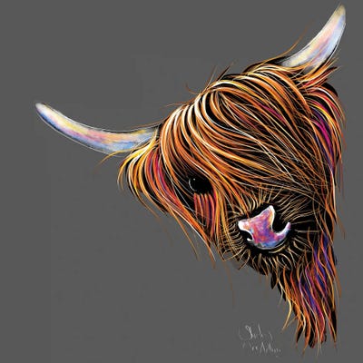 Noodles On Grey by Shirley Macarthur framed wall art