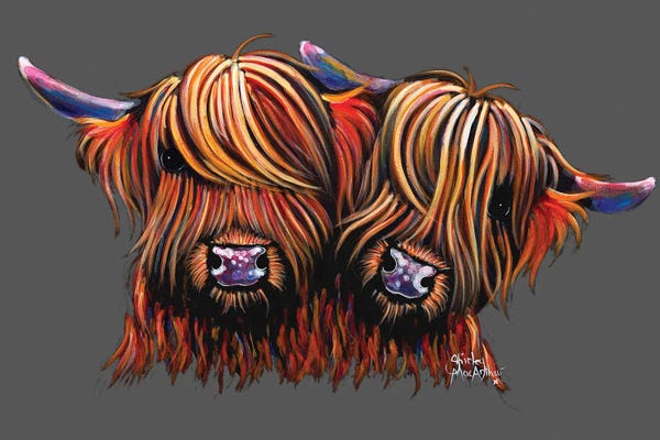 Shirley Macarthur: Pals On Grey by Shirley Macarthur