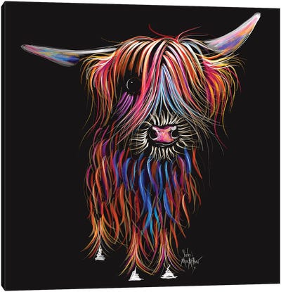 CoCo Canvas Art Print - Highland Cow Art