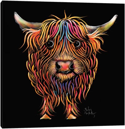 Harold Canvas Art Print - Highland Cow Art