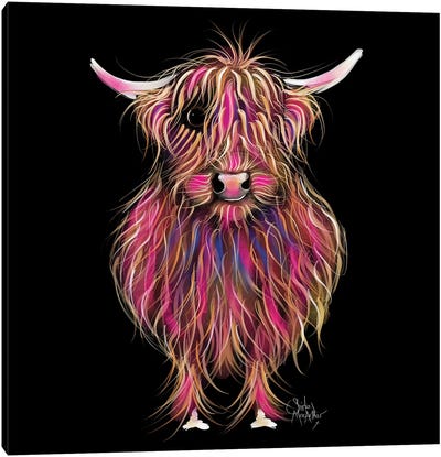 Rhubarb Canvas Art Print - Cow Art