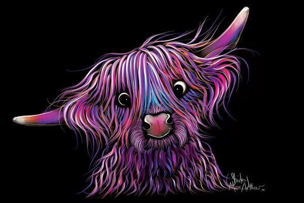 Nursery: Huckleberry The Highland Cow by Shirley Macarthur