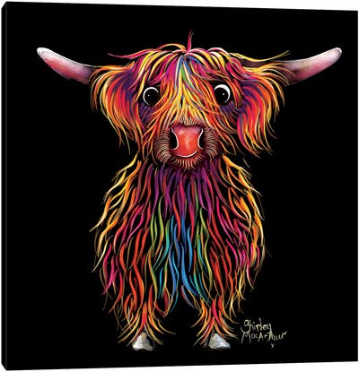 Jimmy Canvas Art Print - Highland Cow Art