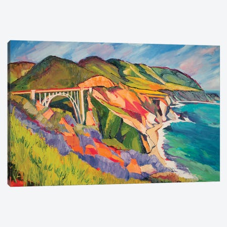 Highway 1 Canvas Print #SHO11} by Maxine Shore Canvas Wall Art