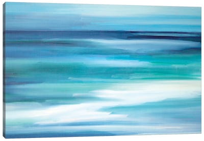 Into The Blue Canvas Art Print - Maxine Shore