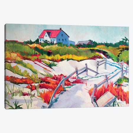 Island Beach State Park Canvas Print #SHO13} by Maxine Shore Canvas Art