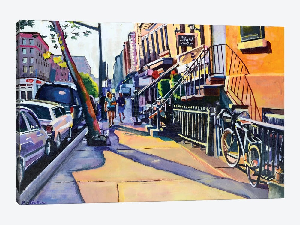 Lower East Side by Maxine Shore 1-piece Canvas Art