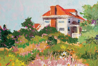 Pamet Road Hostel by Maxine Shore canvas print