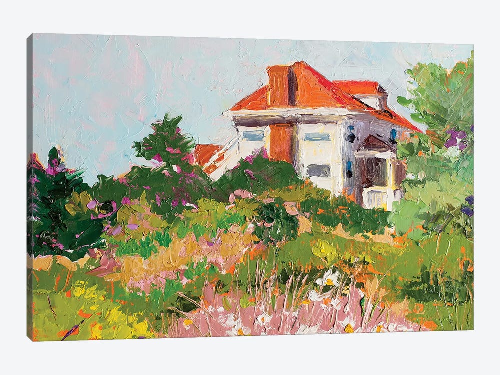Pamet Road Hostel by Maxine Shore 1-piece Canvas Art Print