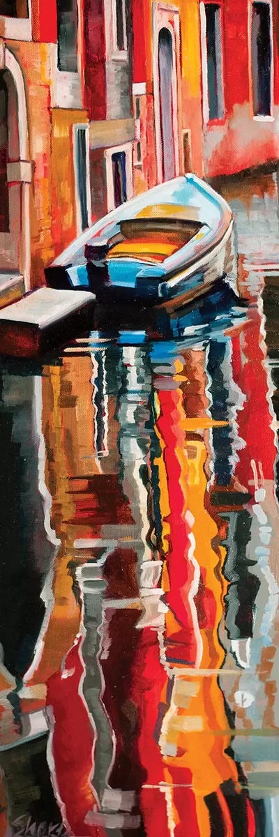 Reflections by Maxine Shore multi panel art