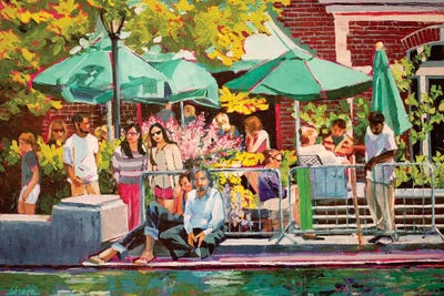 Summer In Central Park by Maxine Shore acrylic art print