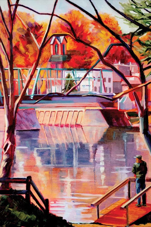 View From Lambertville by Maxine Shore wall art