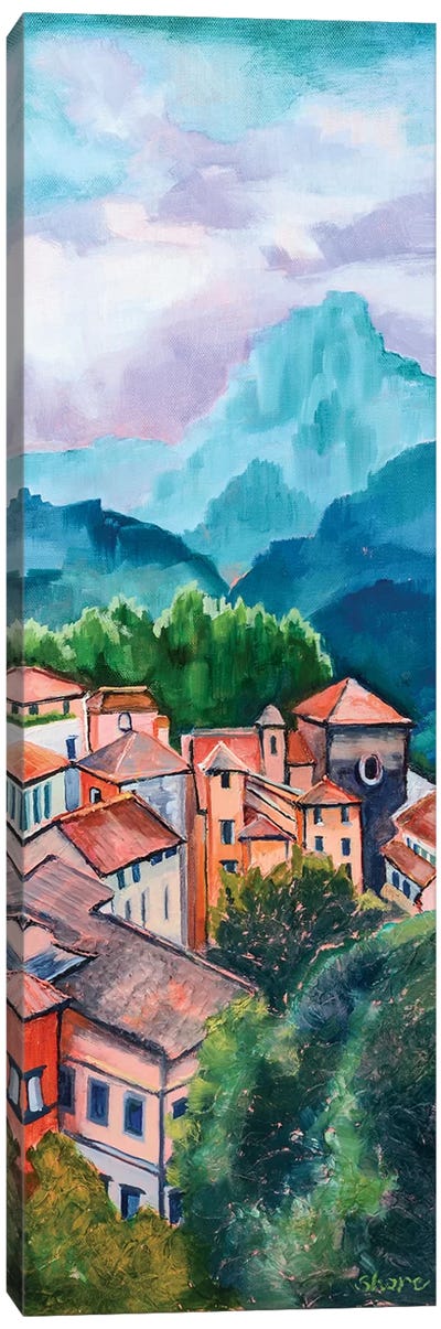 Tuscan Village Canvas Art Print