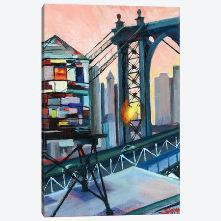 Love from the BQE Canvas Print #SHO28} by Maxine Shore Canvas Art Print