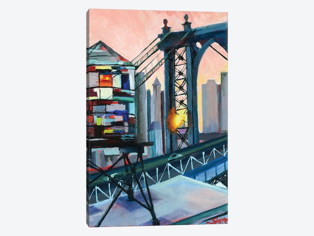 Love from the BQE by Maxine Shore 1-piece Canvas Art Print