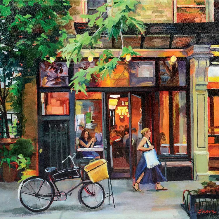 New York Bistro by Maxine Shore wall art