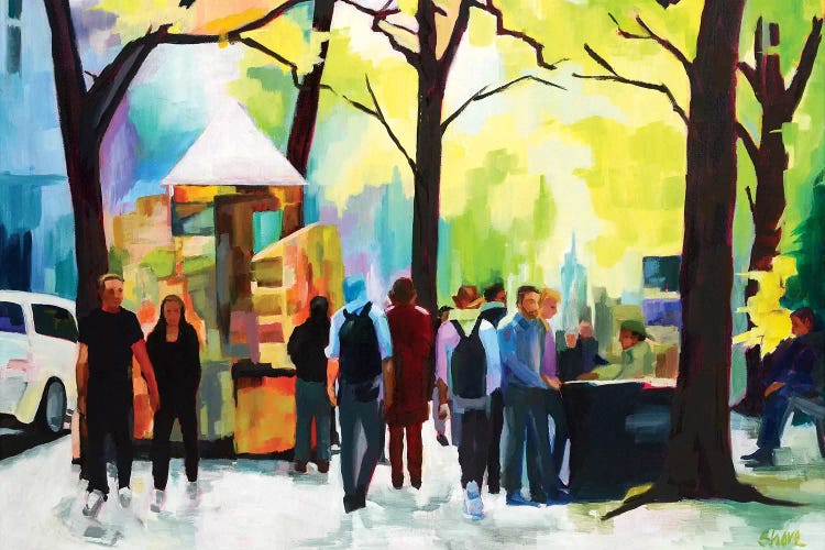 Sunday In The Park by Maxine Shore wall art