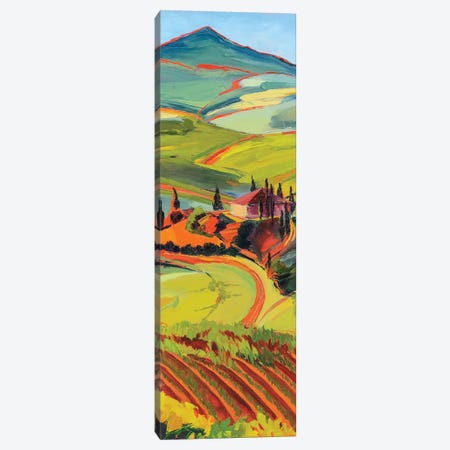 Tuscan Countryside Canvas Print #SHO38} by Maxine Shore Canvas Artwork