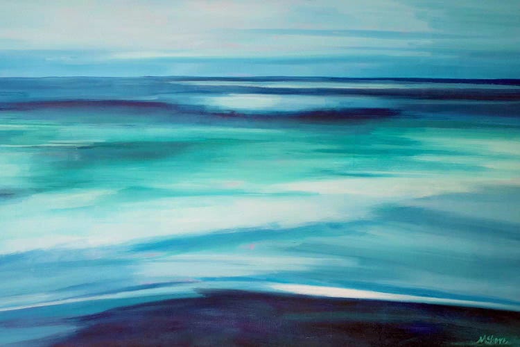 Blue Ocean by Maxine Shore wall art