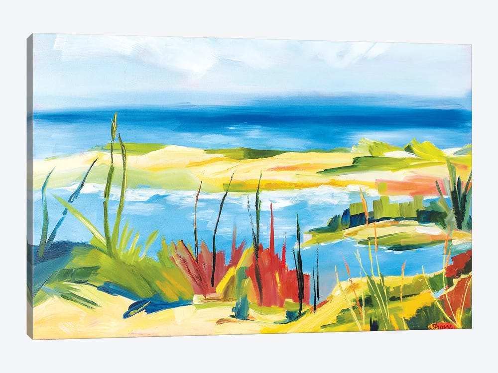 Wellfleet Beach by Maxine Shore 1-piece Art Print