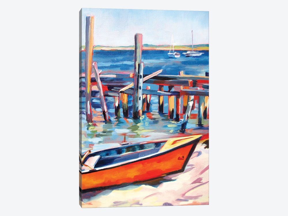 Provincetown Harbor by Maxine Shore 1-piece Canvas Art Print