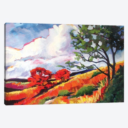 Sonoma Landscape Canvas Print #SHO58} by Maxine Shore Canvas Artwork
